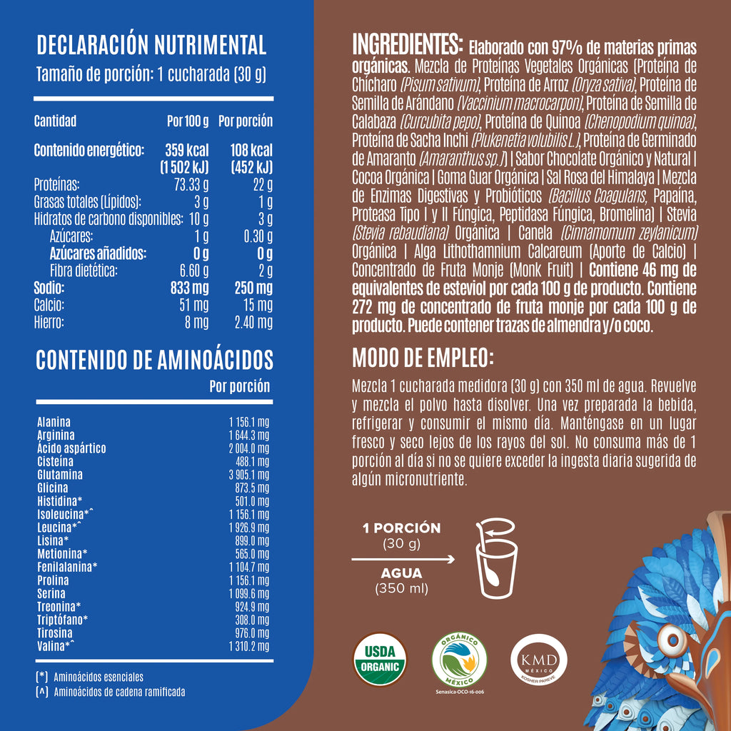 Falcon Proteína Chocolate 1.17 kg - 39 Servicios
