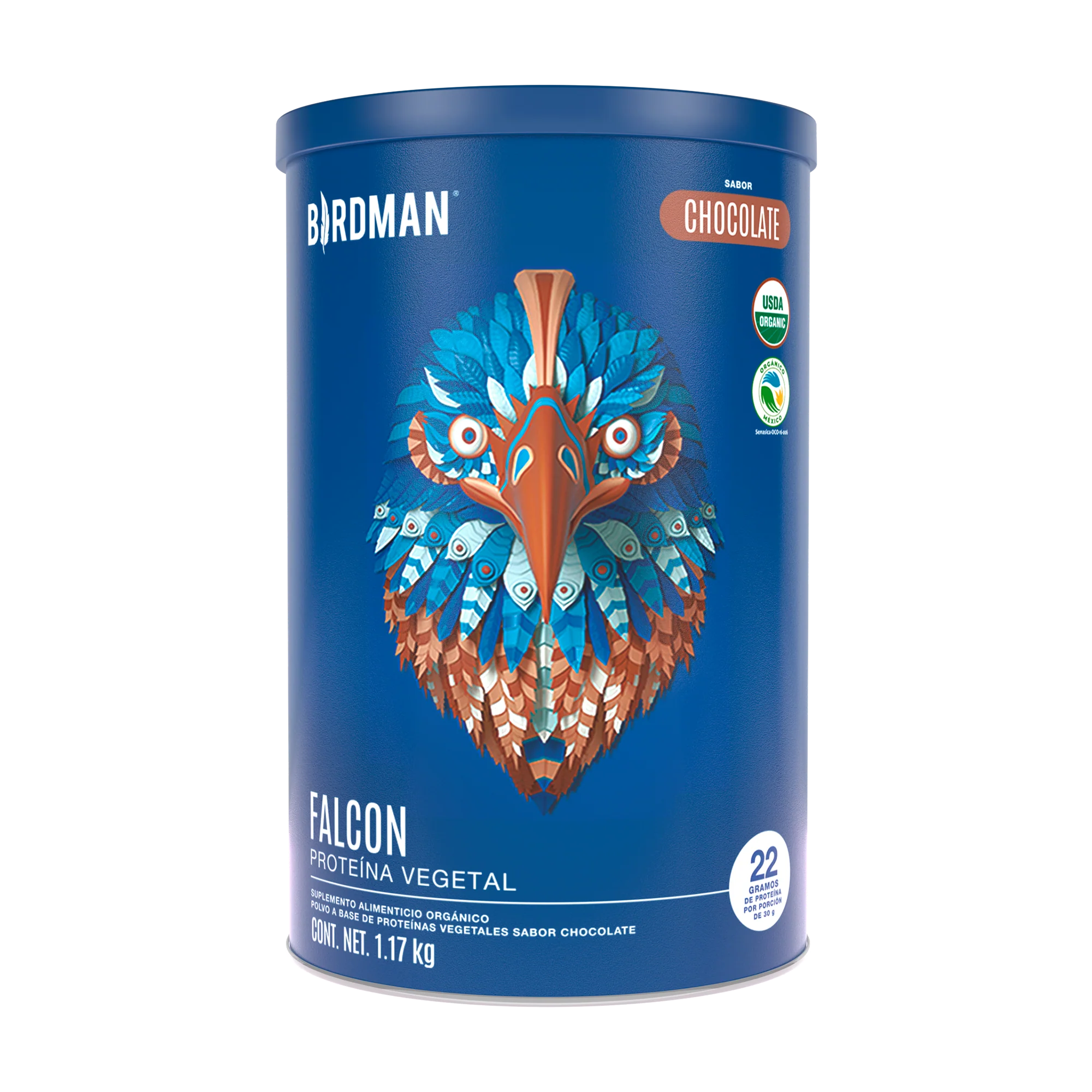 Falcon Proteína Chocolate 1.17 kg - 39 Servicios