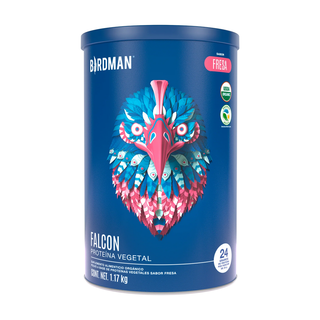 Falcon Proteína Fresa 1.17 kg - 39 Servicios