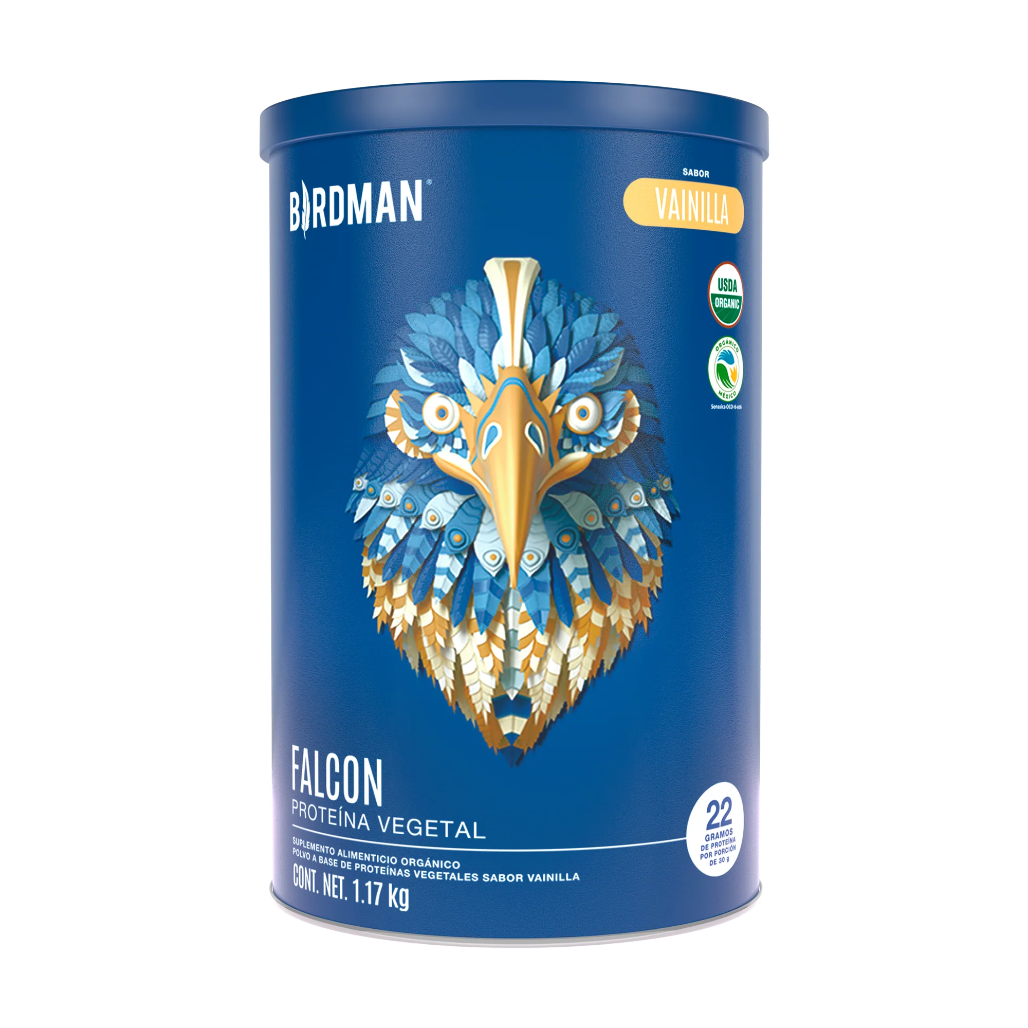 Falcon Proteína Vainilla 1.17 kg - 39 Servicios