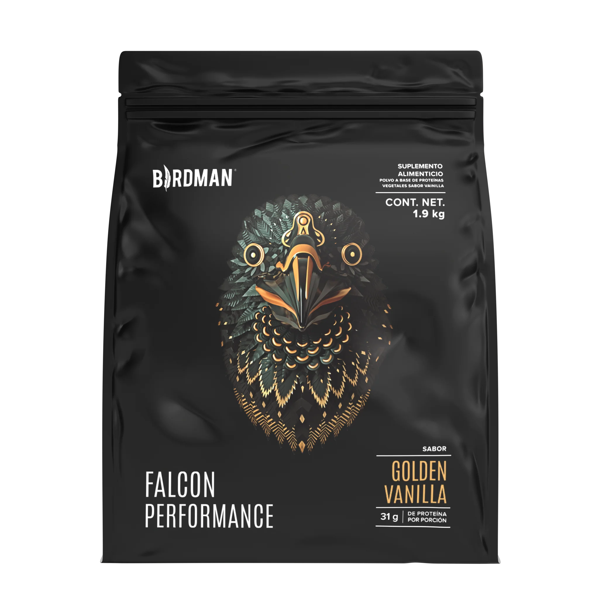 Falcon Performance Proteina 1.9 kg - 45 Servicios Golden Vanilla