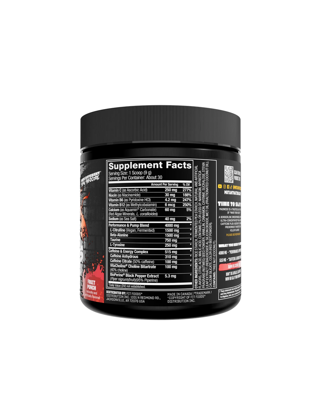 MUTANT MADNESS (30 SERV) BLUE RASPBERRY