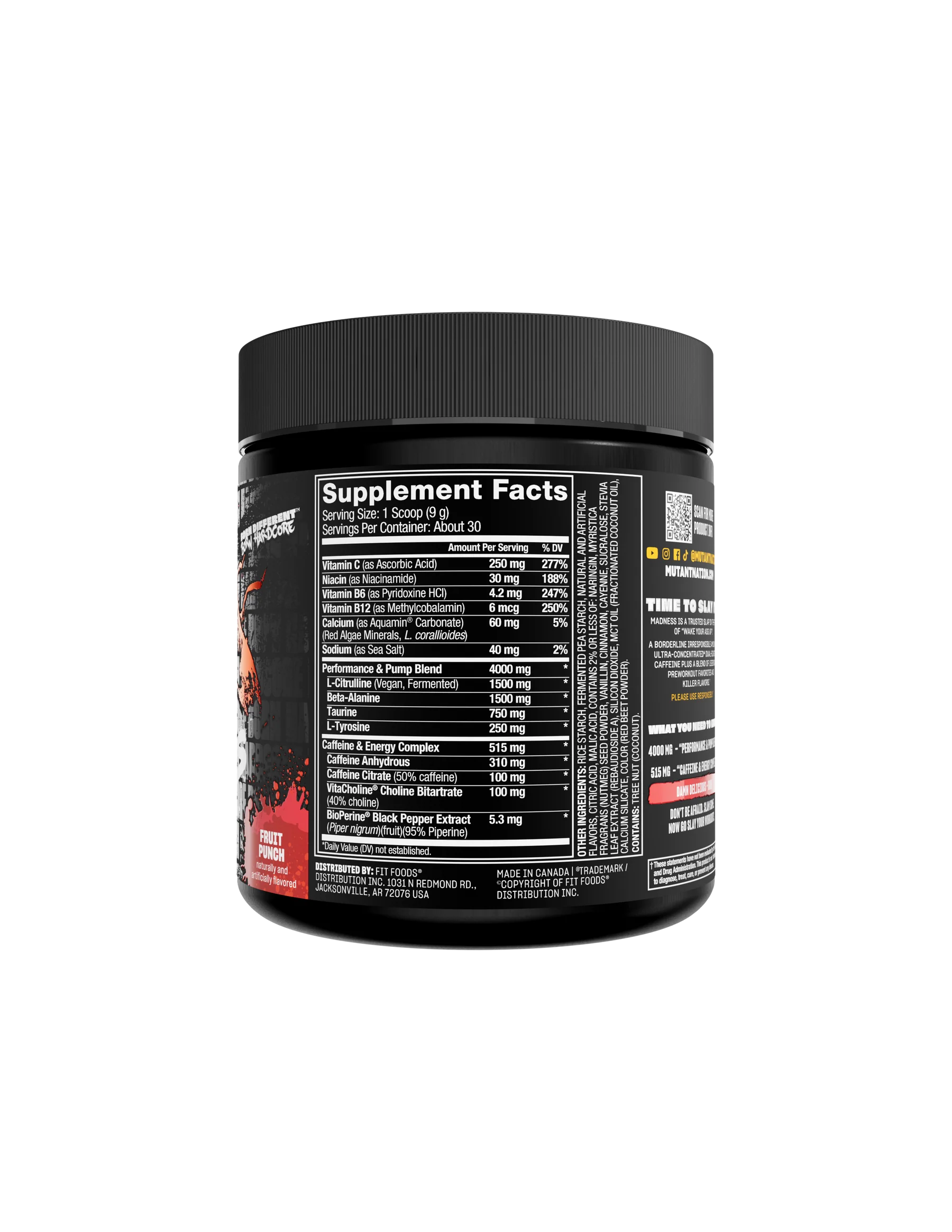 MUTANT MADNESS (30 SERV) PINEAPPLE PASION