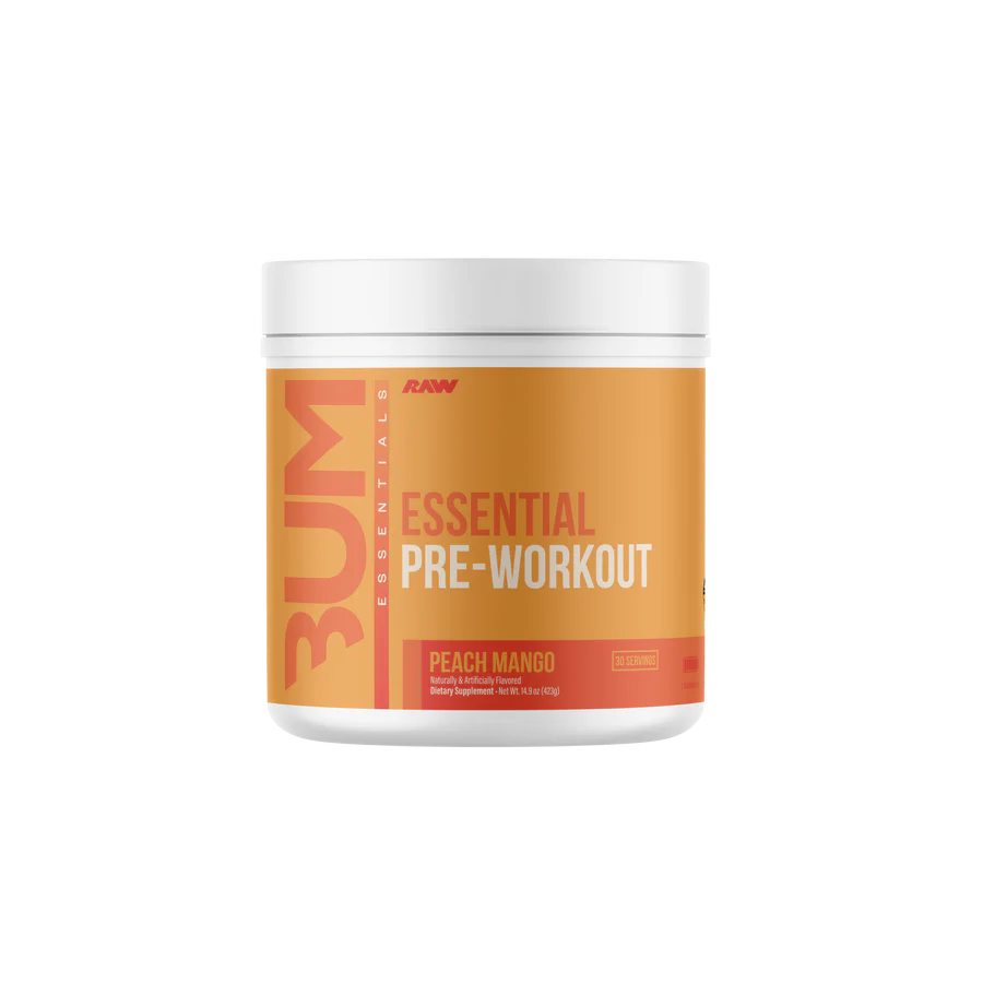 RAW CBUM ESSENTIAL 30 SERV PEACH MANGO