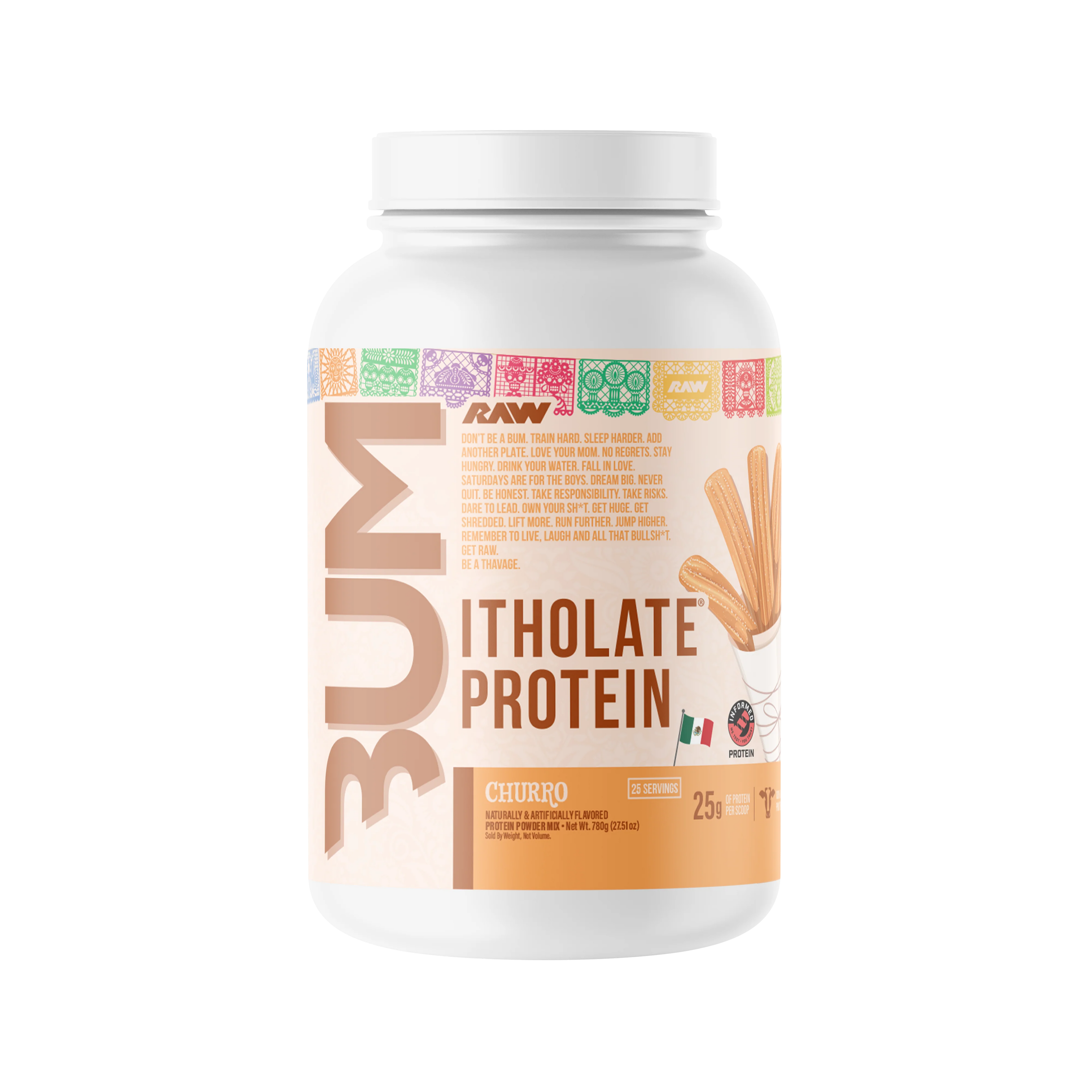 Raw Cbum Itholate Churro 2Lbs 25 Servicios