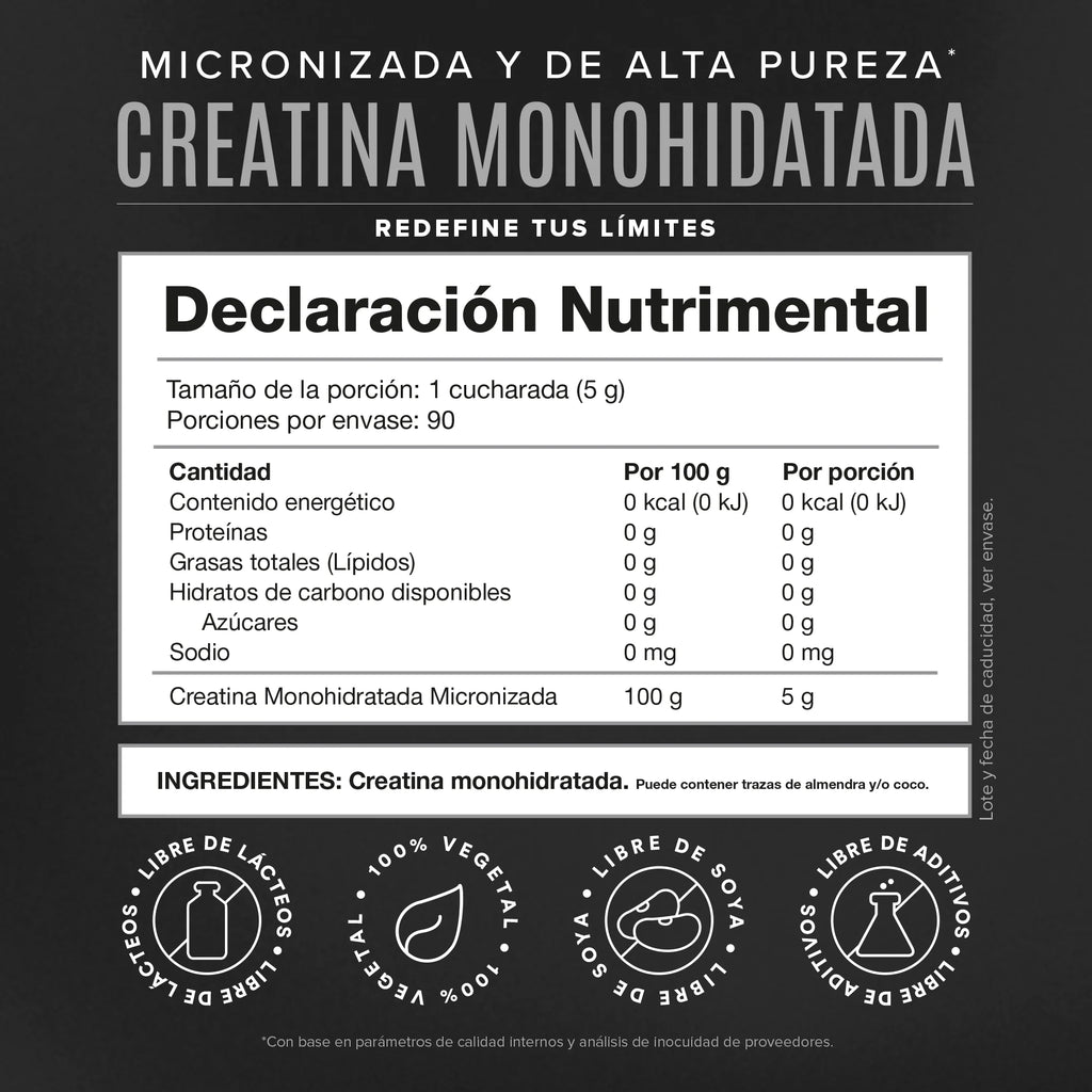 Creatina Monohidratada Birdman 450 g - 90 Servicios